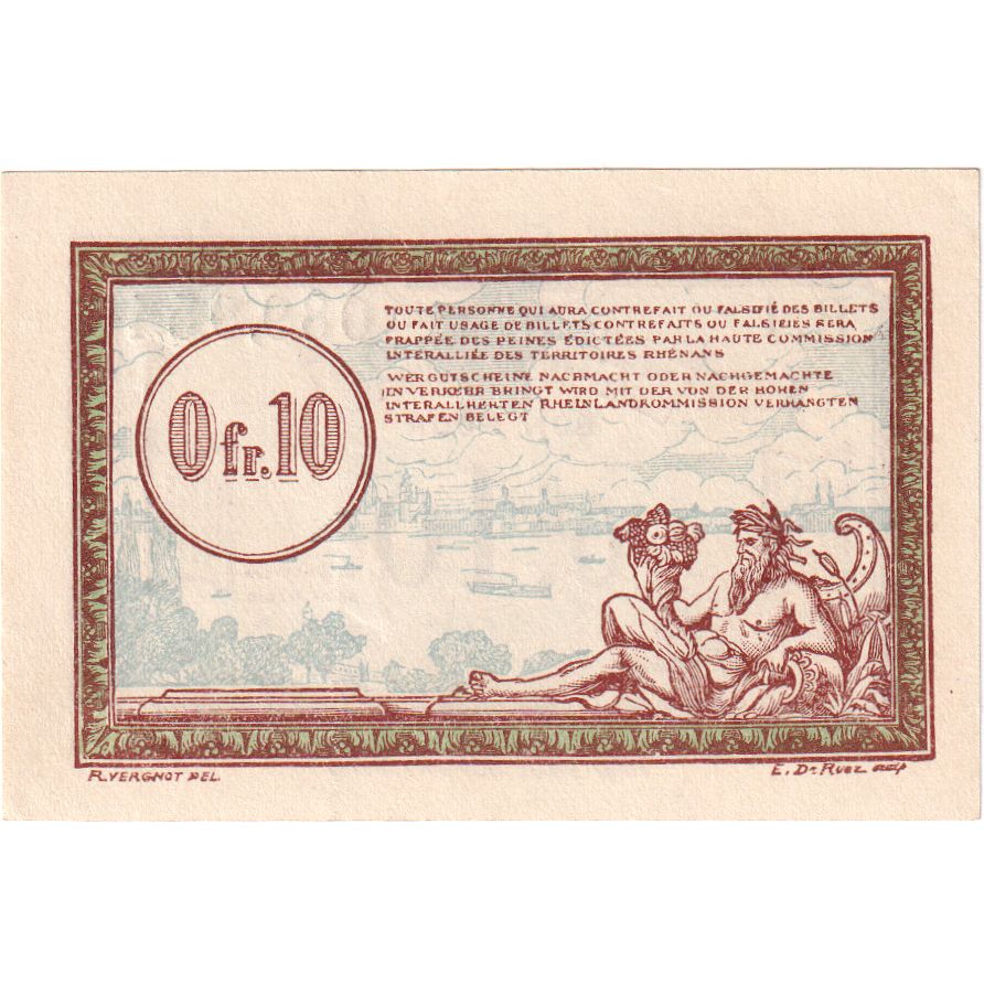 Francja, 10 Centimes, 089.954, UNC(65-70), Pirot:135-2