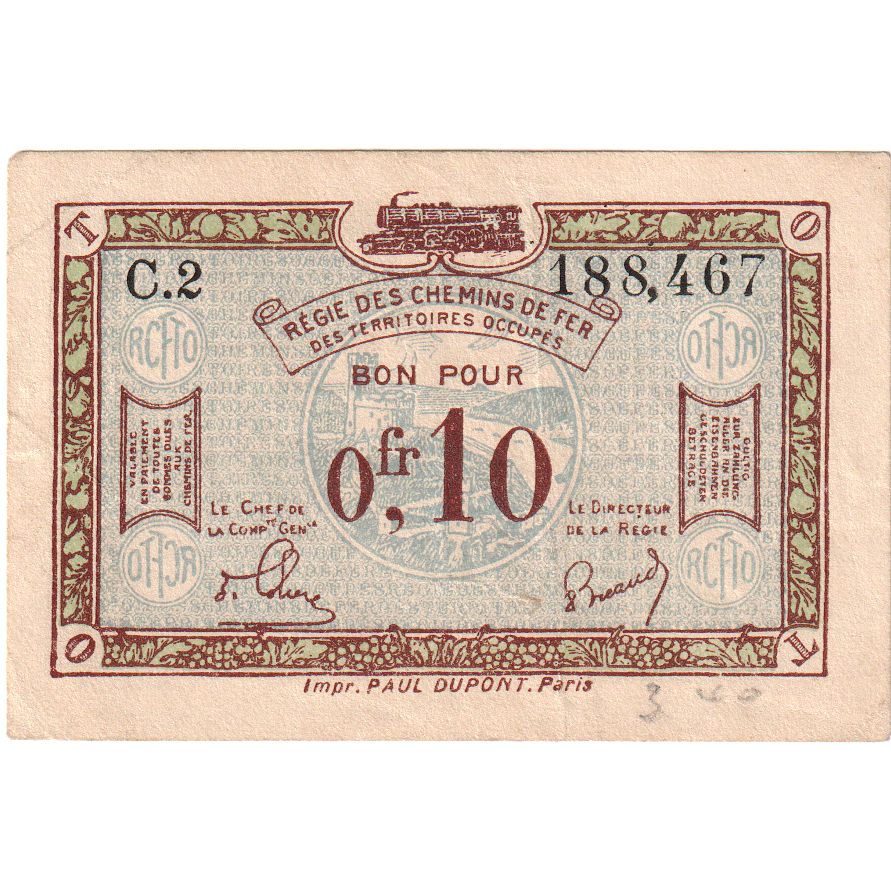 Francja, 10 Centimes, 188.467, EF(40-45), Pirot:135-2