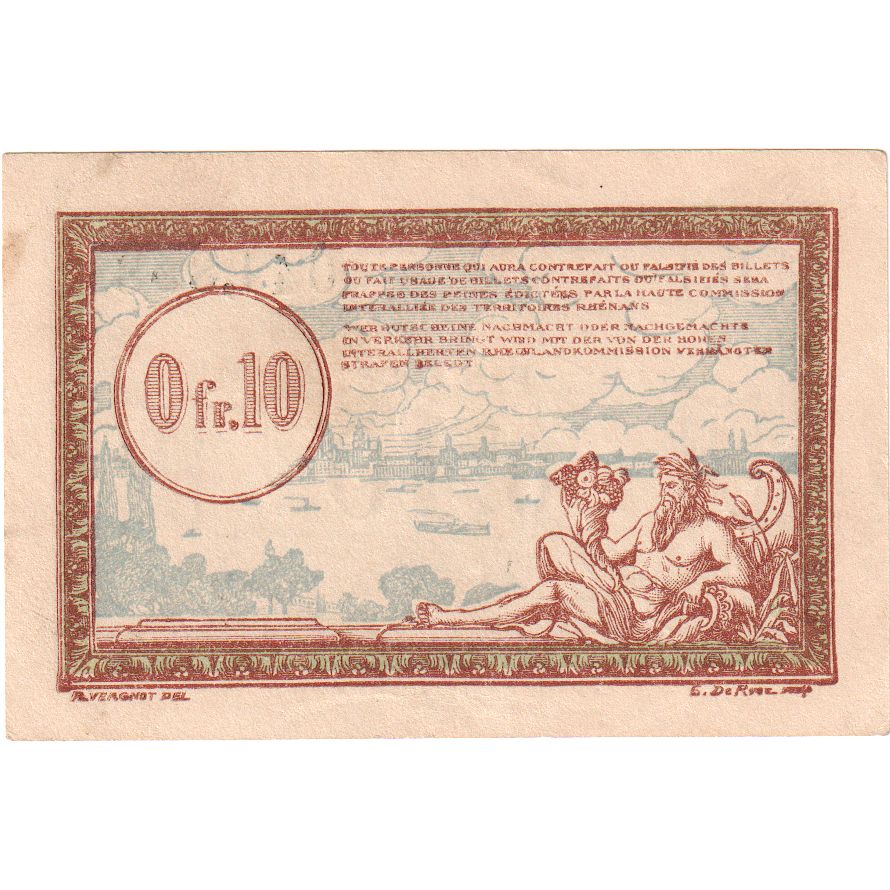 France, 10 Centimes, 041.858, AU(55-58), Pirot:135-2