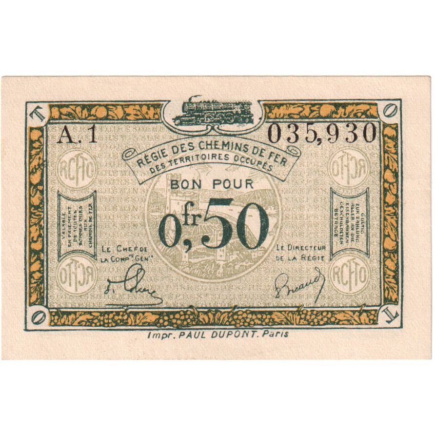 Francja, 50 Centimes, 035.930, UNC(65-70), Pirot:135-4