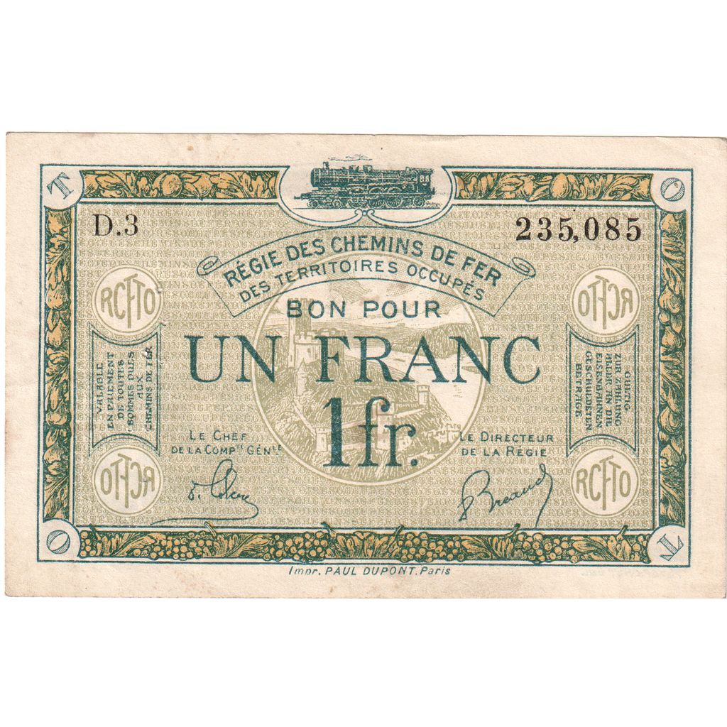 France, 1 Franc, 235.085, AU(55-58), Pirot:135-5