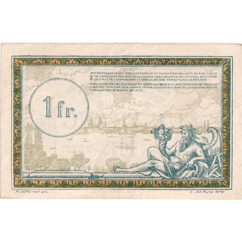 France, 1 Franc, 277.314, TTB+, Pirot:135-5