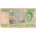 Estados del África central, 5000 Francs, BC