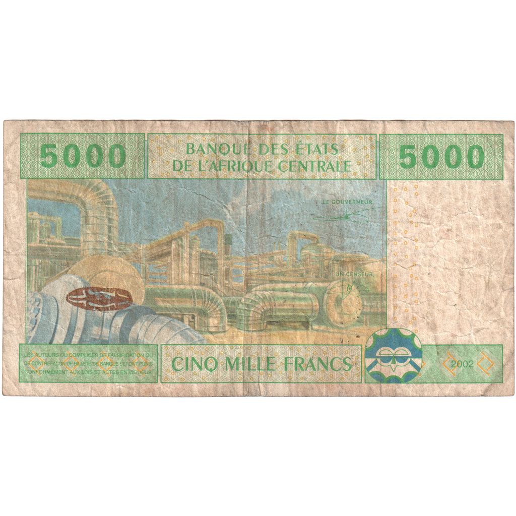 Estados del África central, 5000 Francs, BC+