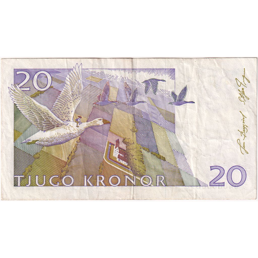 Banknote, Sweden, 20 Kronor, KM:63a, EF(40-45)