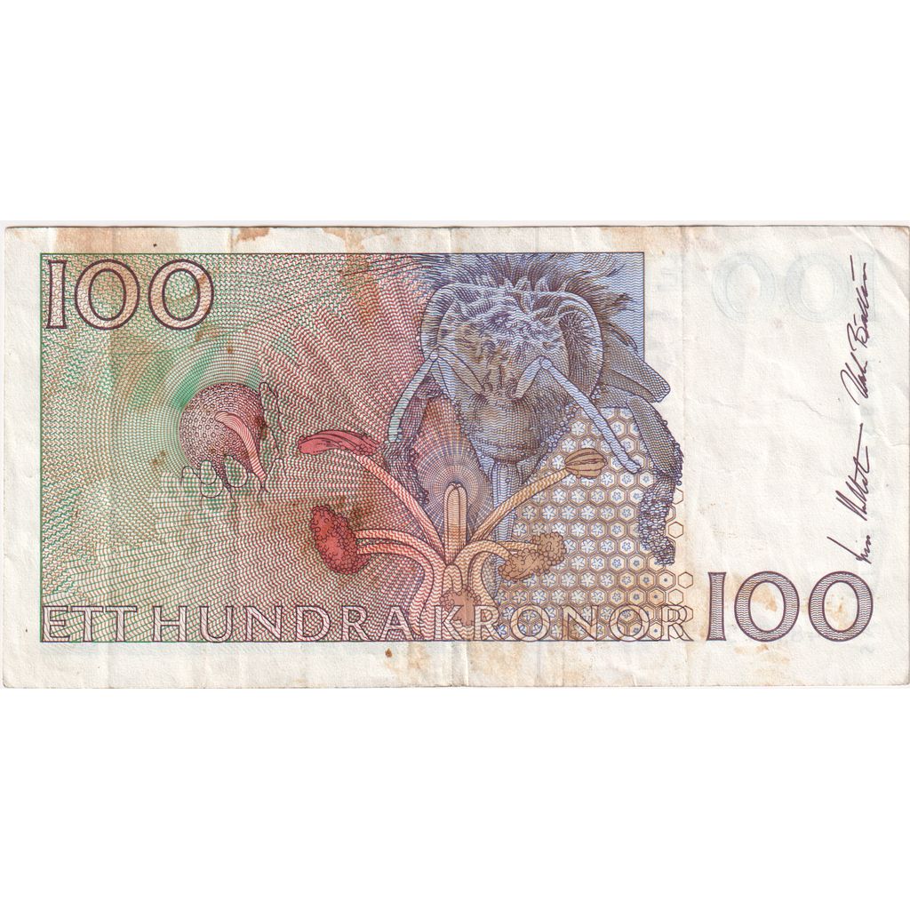 Suède, 100 Kronor, TTB