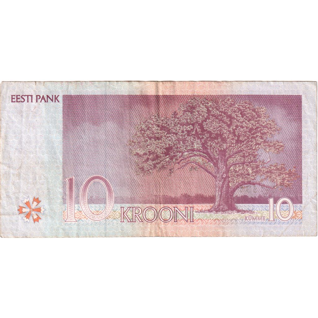 Estonia, 10 Krooni, VF(30-35)