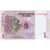 Banknote, Congo Democratic Republic, 1 Centime, 1997-11-01, KM:80a, UNC(65-70)