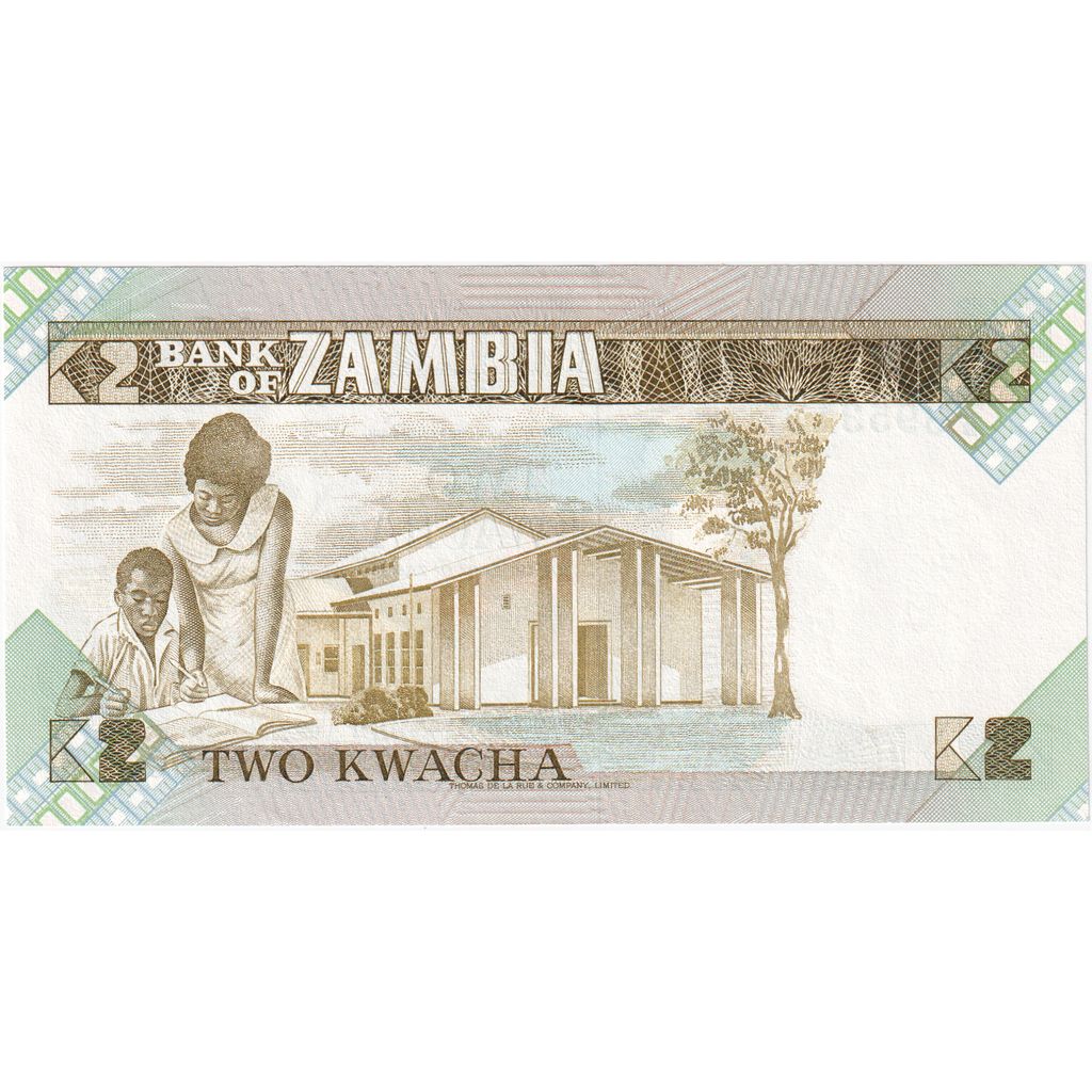Banknote, Zambia, 2 Kwacha, Undated (1980-88), Undated, KM:24c, UNC(65-70)