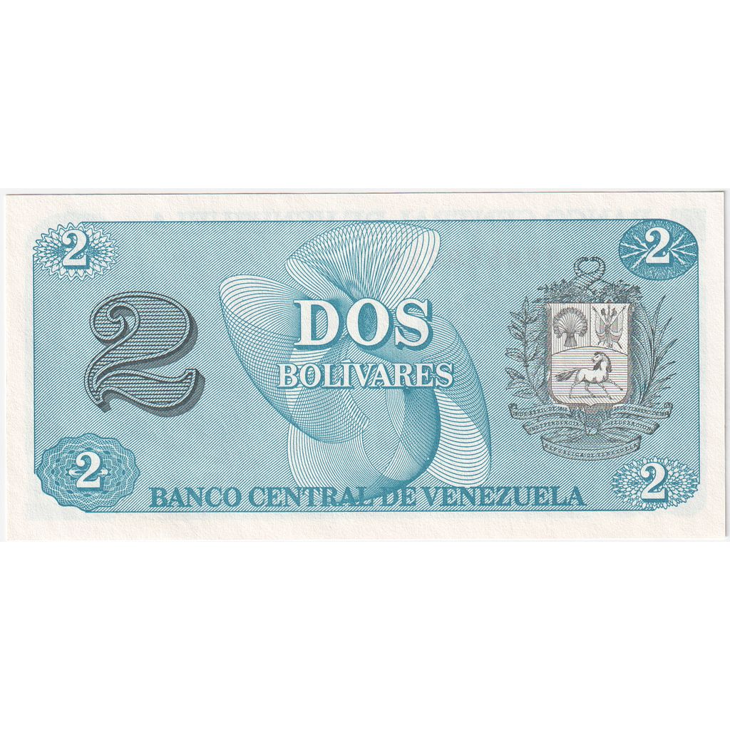 Banknote, Venezuela, 2 Bolivares, 1989-10-05, KM:69, UNC(65-70)