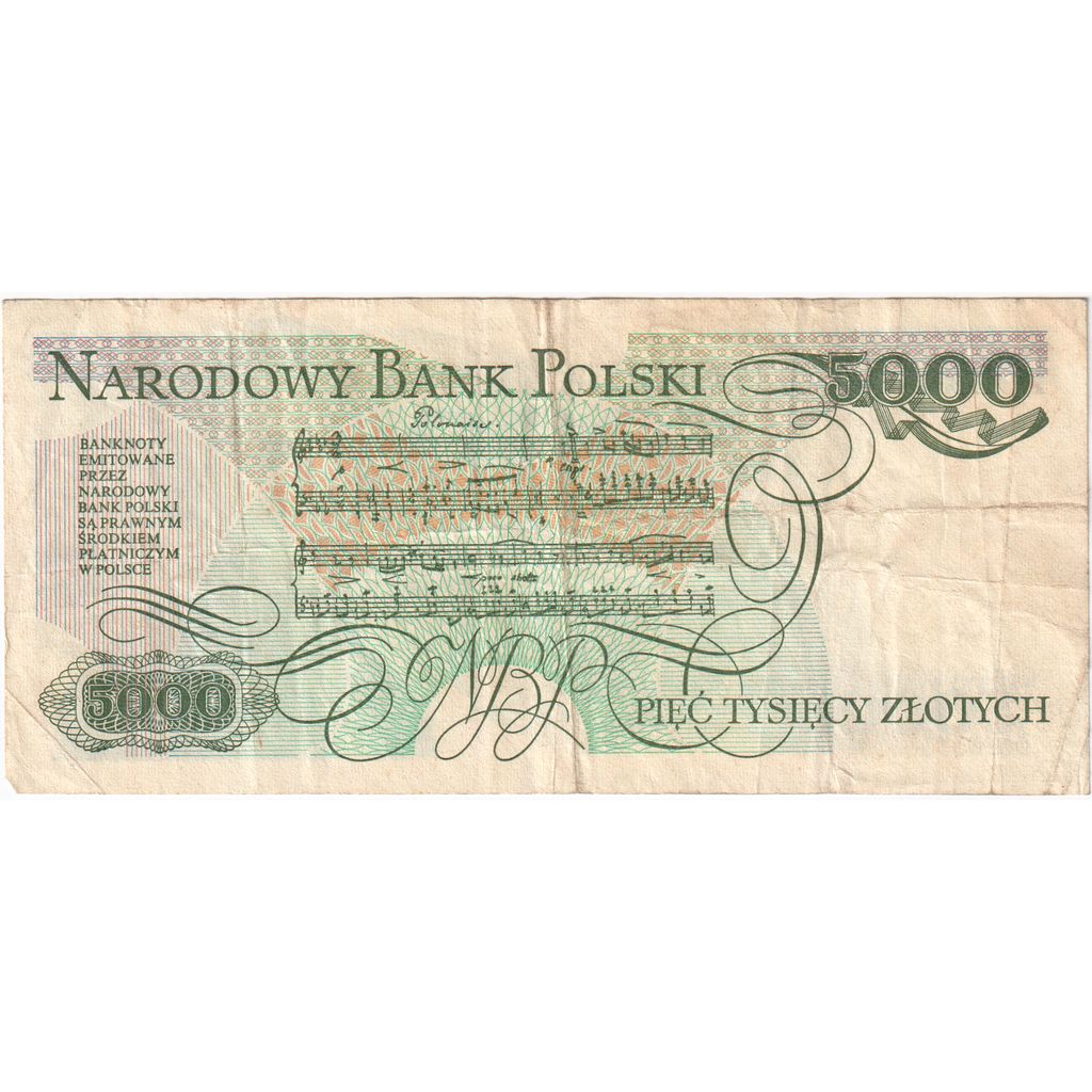 Polonia, 5000 Zlotych, 1982-06-01, BB