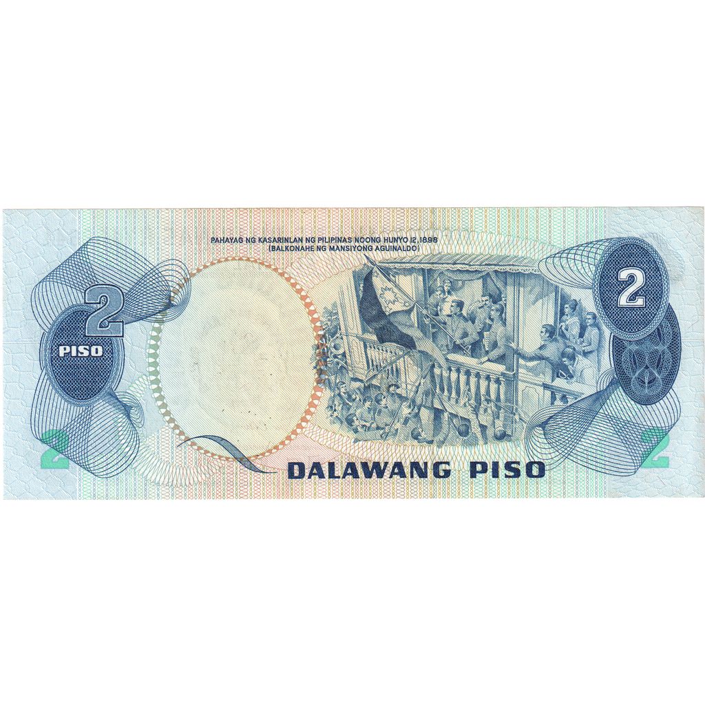 Billete, 2 Piso, Undated, Filipinas, KM:159b, UNC