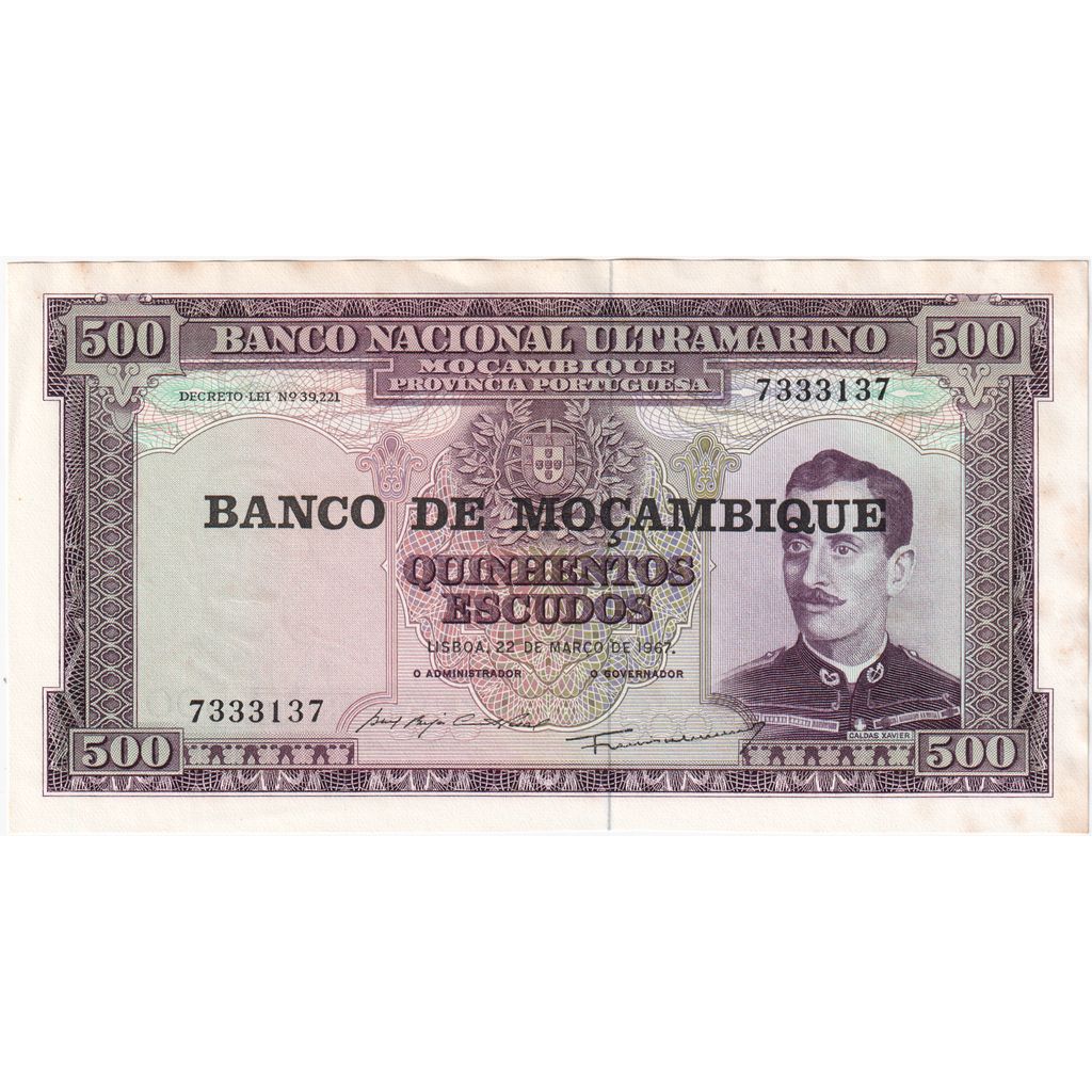 Mosambik, 500 Escudos, SS