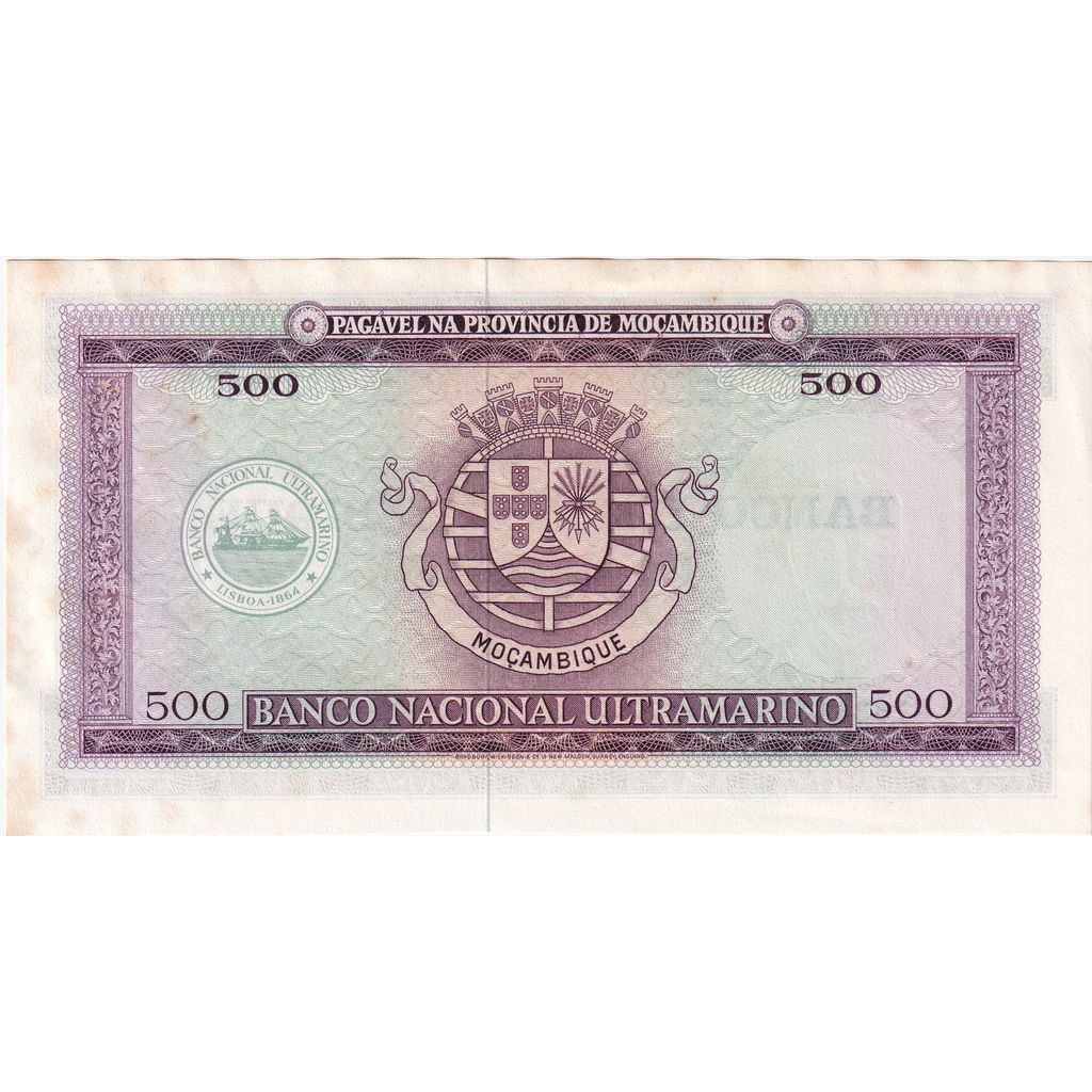 Mosambik, 500 Escudos, SS