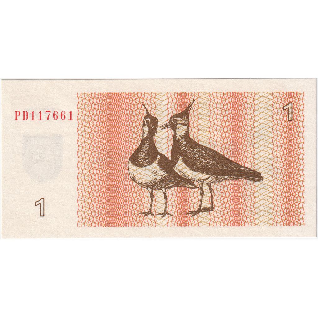 Billete, 1 (Talonas), 1992, Lituania, KM:39, UNC