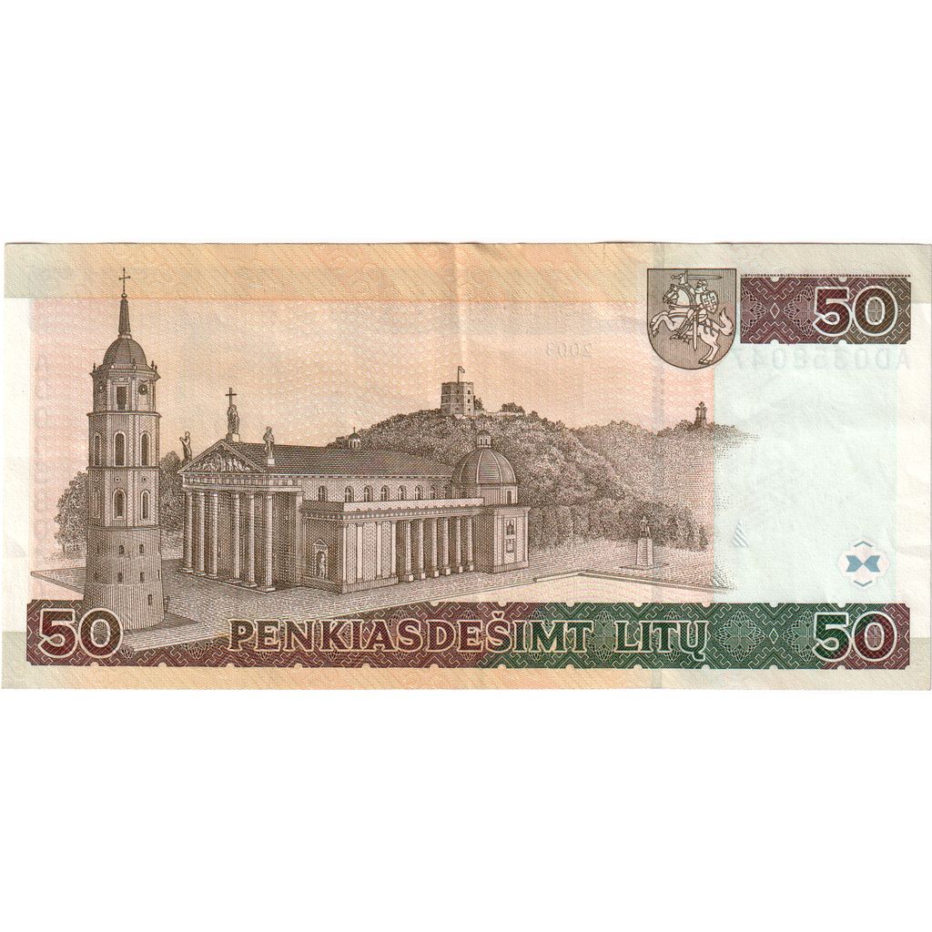 Lituania, 50 Litu, 2003, MBC+