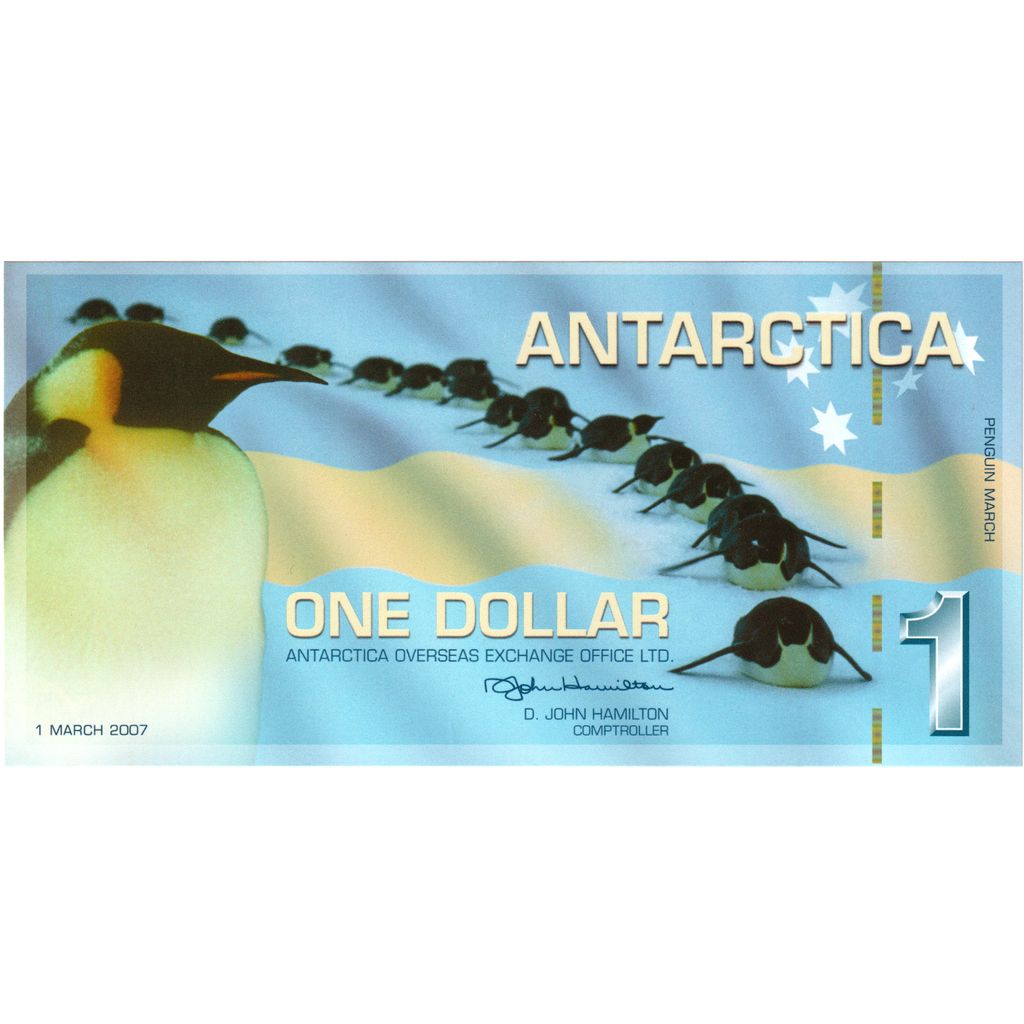 Billete, 1 Dollar, 2011, Antártico, 2011-12-14, UNC