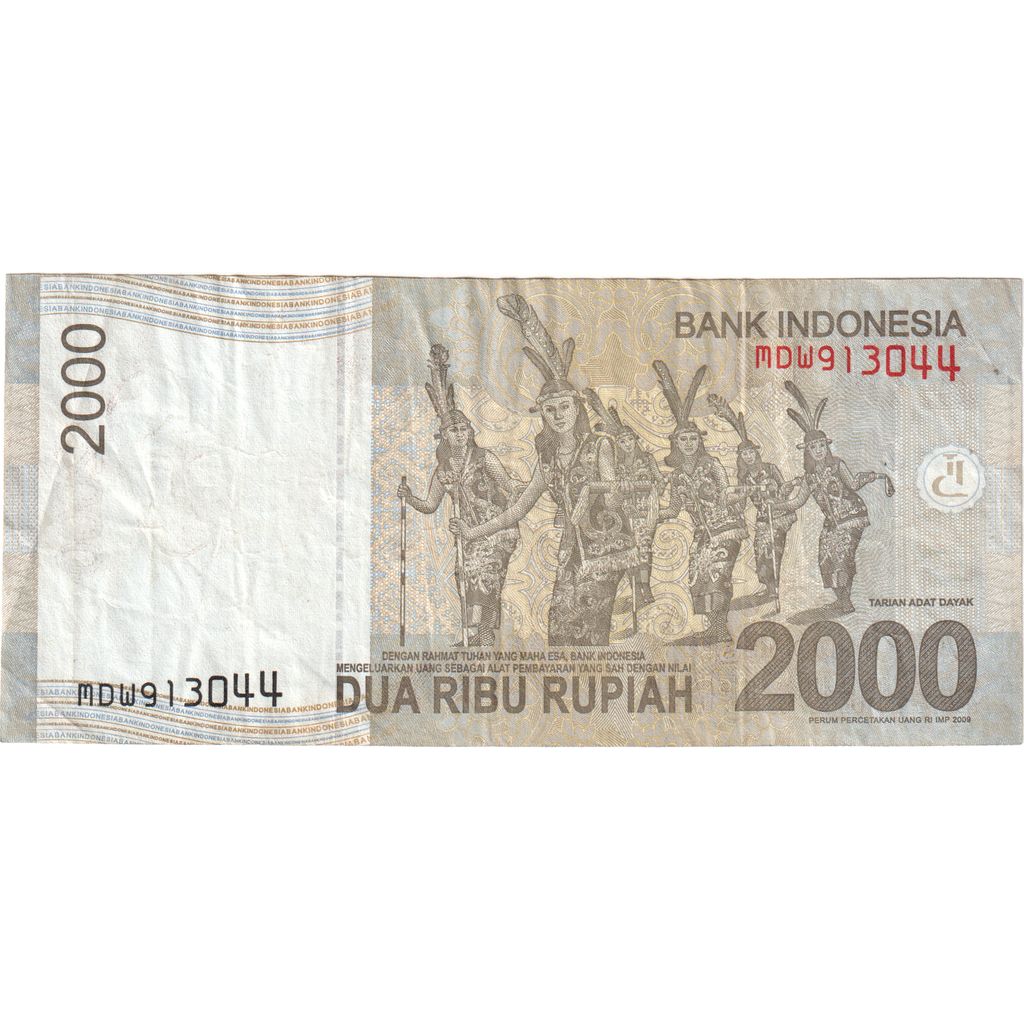 Indonésia, 2000 Rupiah, AU(50-53)