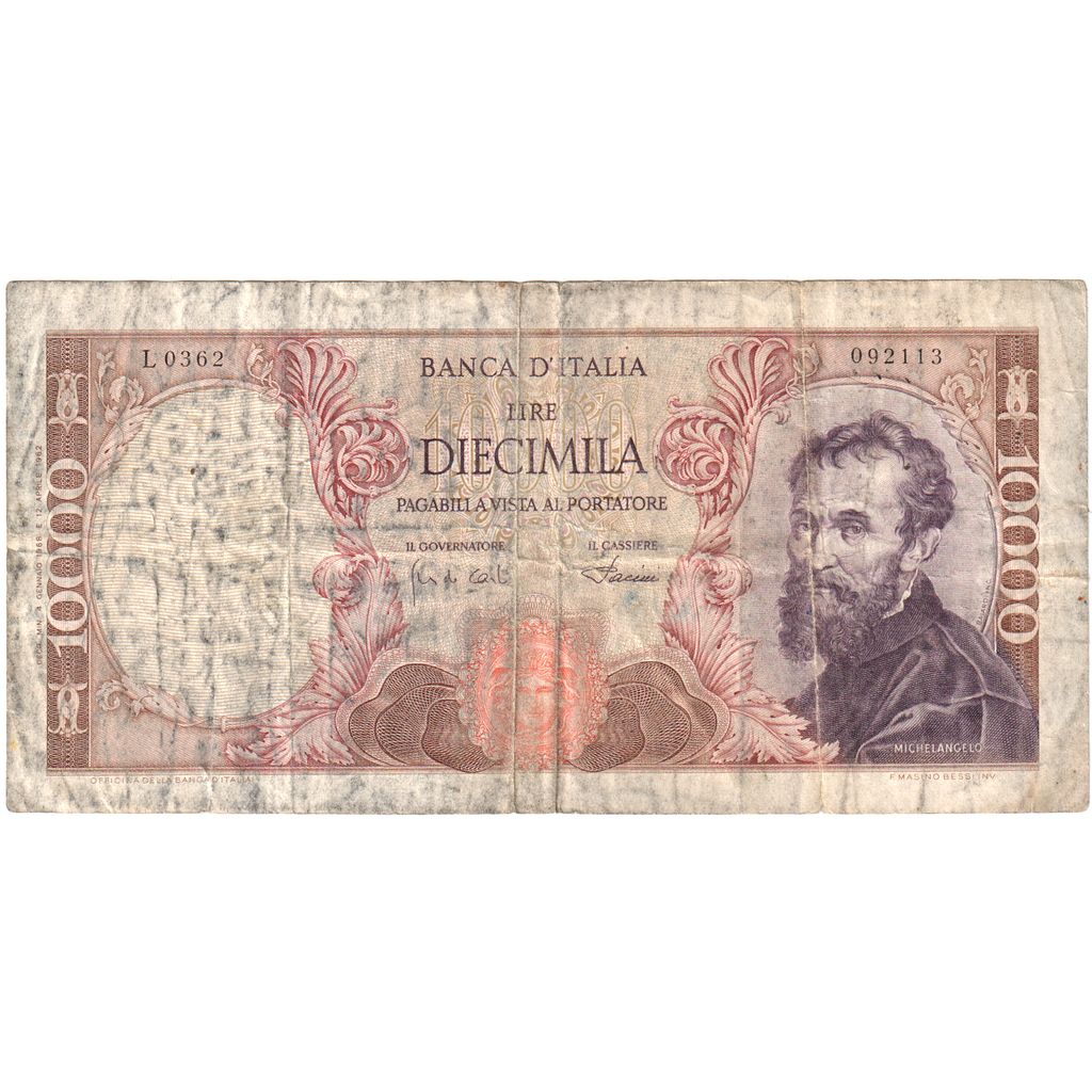 Italia, 10,000 Lire, BC
