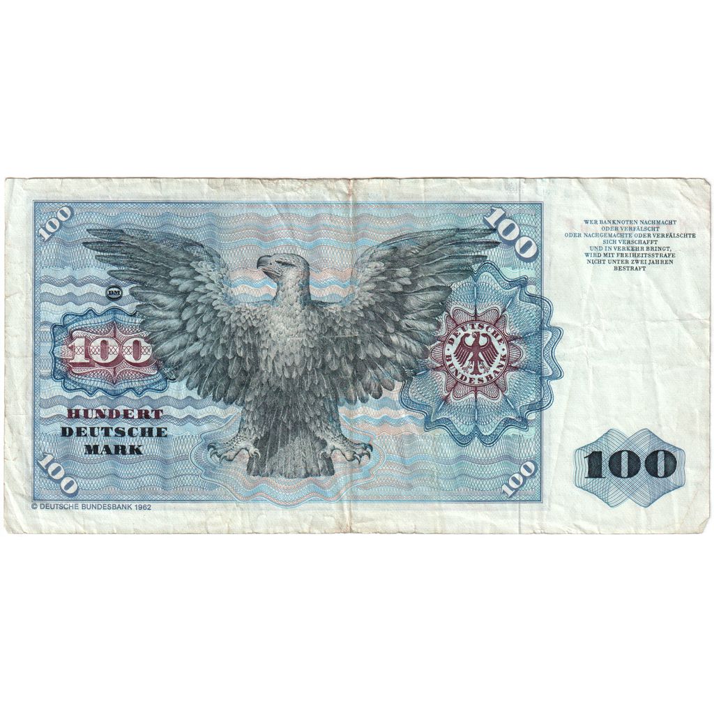 Niemcy - RFN, 100 Deutsche Mark, 1980-01-02, EF(40-45)