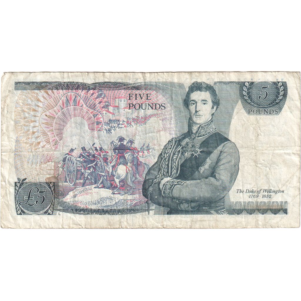 Geldschein, Großbritannien, 5 Pounds, Undated (1973-80), Undated, KM:378c, S