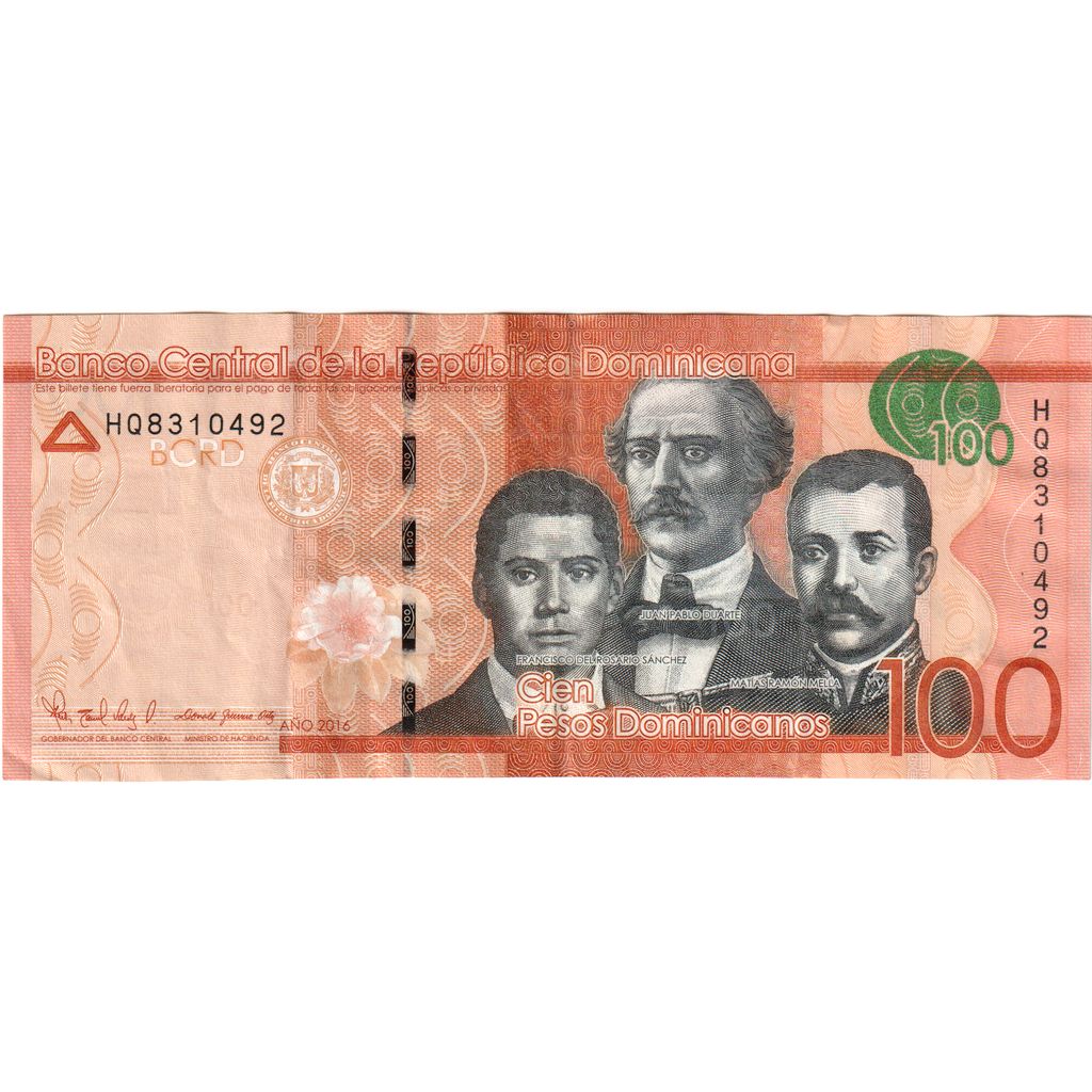República Dominicana, 100 Pesos Dominicanos, MBC+