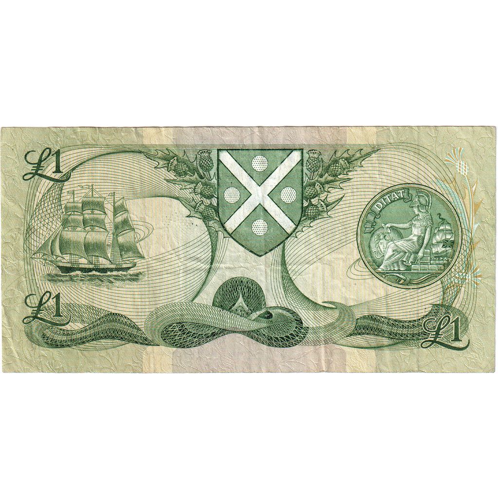 Scotland, 1 Pound, 1988-08-19, EF(40-45)
