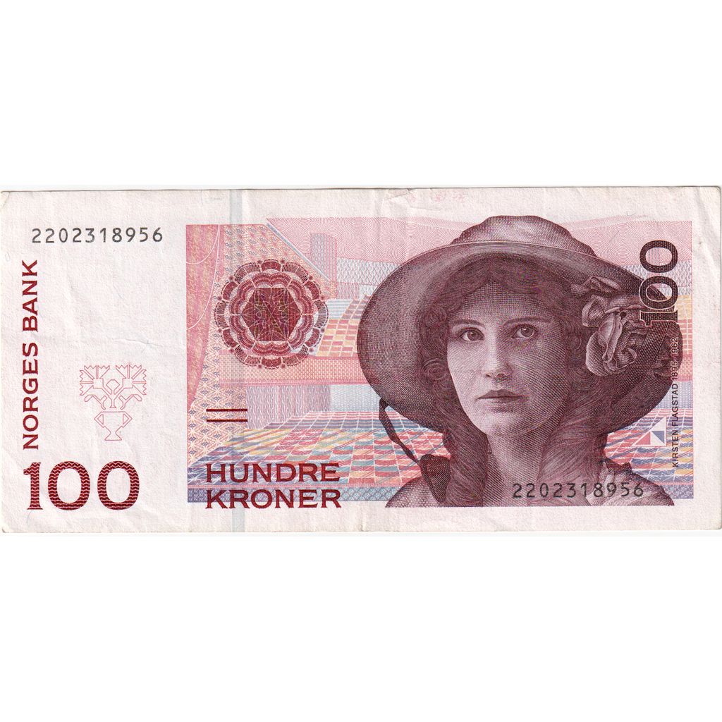 Norway, 100 Kroner, 1995, EF(40-45)