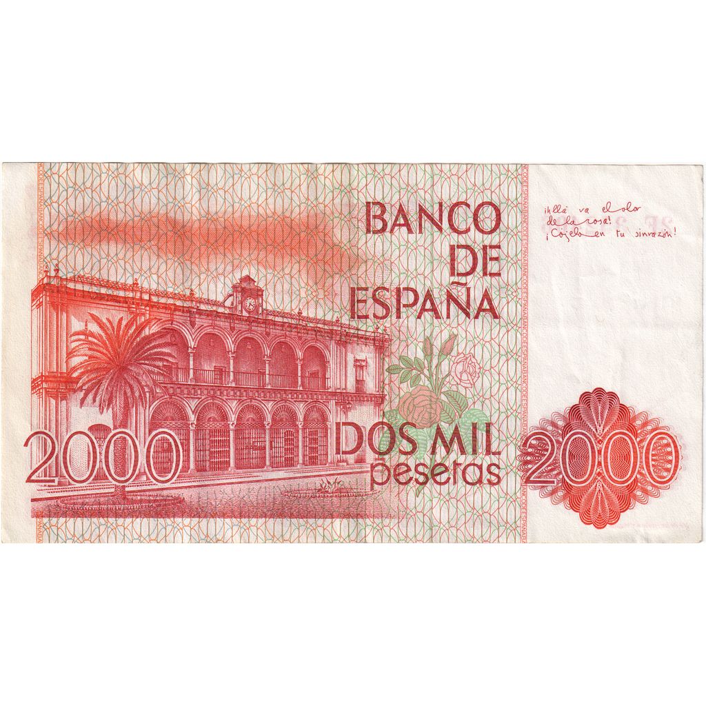Spanje, 2000 Pesetas, 1980-07-22, TTB+