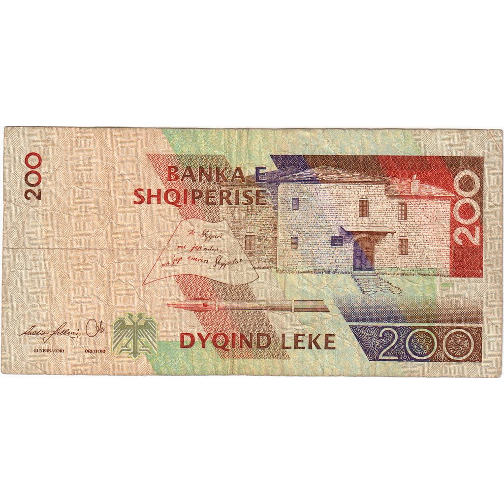 Banknote, Albania, 200 Lekë, 2001, KM:67, VF(20-25)