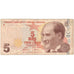 Turkey, 5 Lira, 1970, VF(20-25)