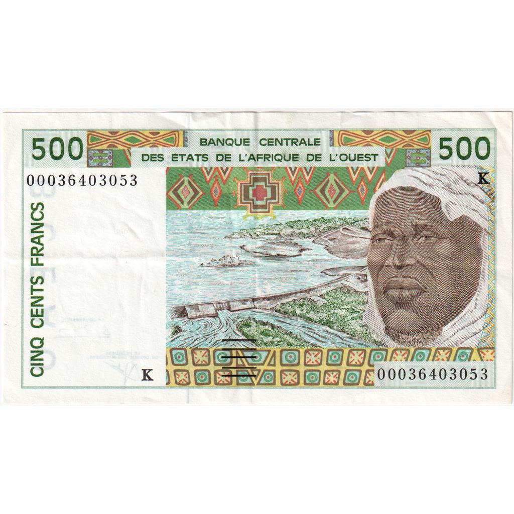 West African States, 500 Francs, AU(50-53)