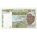 West African States, 500 Francs, AU(50-53)