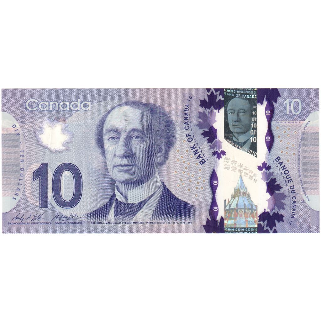 Banknote, Canada, 10 Dollars, 2013, 2013, EF(40-45)