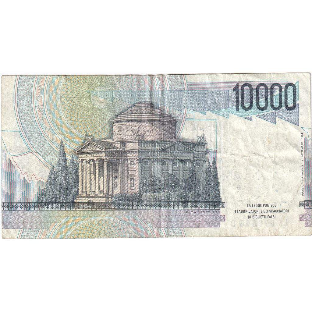 Italië, 10,000 Lire, 1984-09-03, TB+