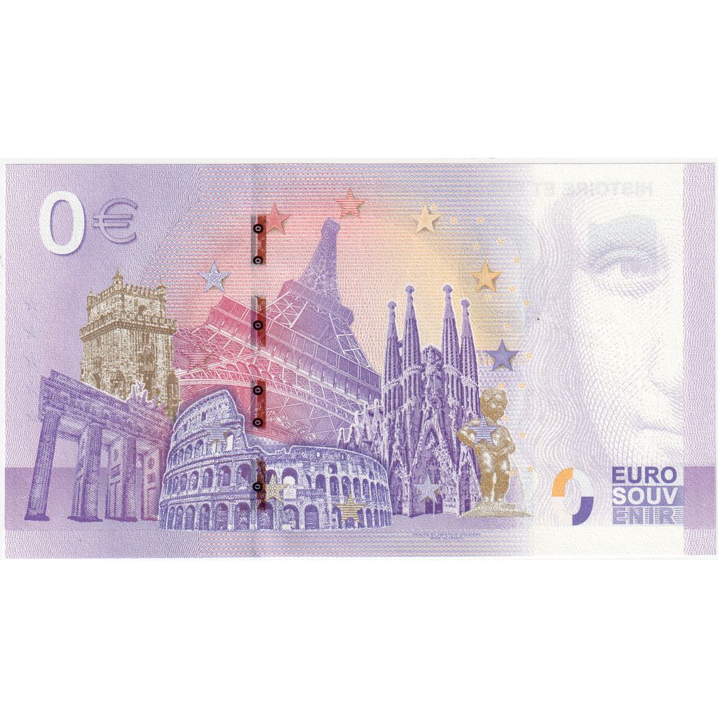 Frankreich, Tourist Banknote - 0 Euro, 2020, HISTOIRE ET PERSONNAGE DE L AISNE
