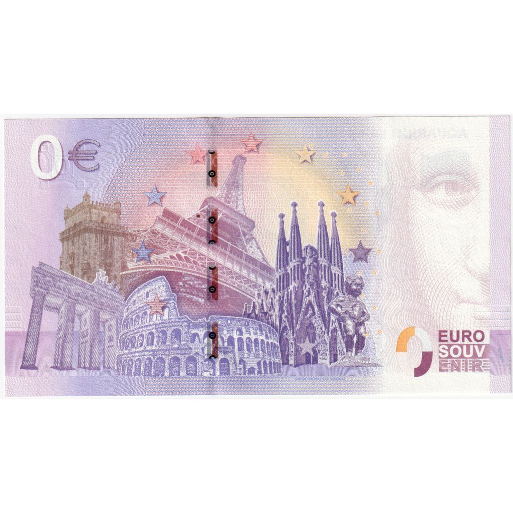 Frankreich, Tourist Banknote - 0 Euro, 2018, AQUARIUM LA ROCHELLE, UNC