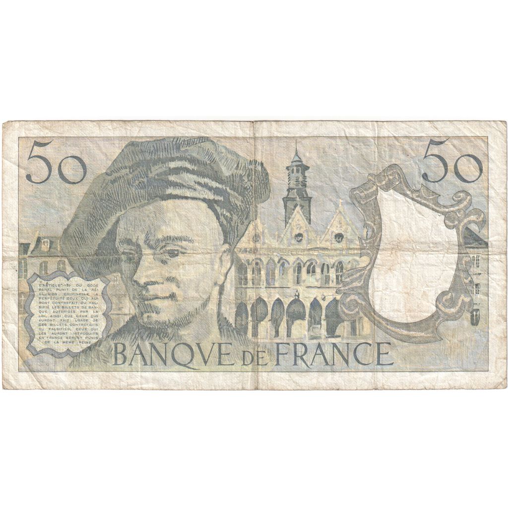Francja, 50 Francs, Quentin de La Tour, T.60, EF(40-45)