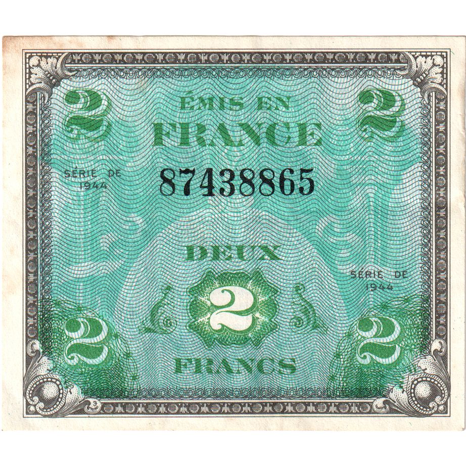 France, 2 Francs, Drapeau/France, 87438865, TTB