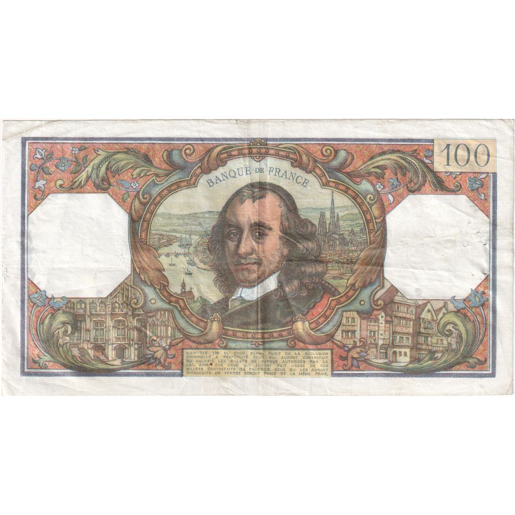 France, 100 Francs, Corneille, 1978-10-05, P.1197, EF(40-45)