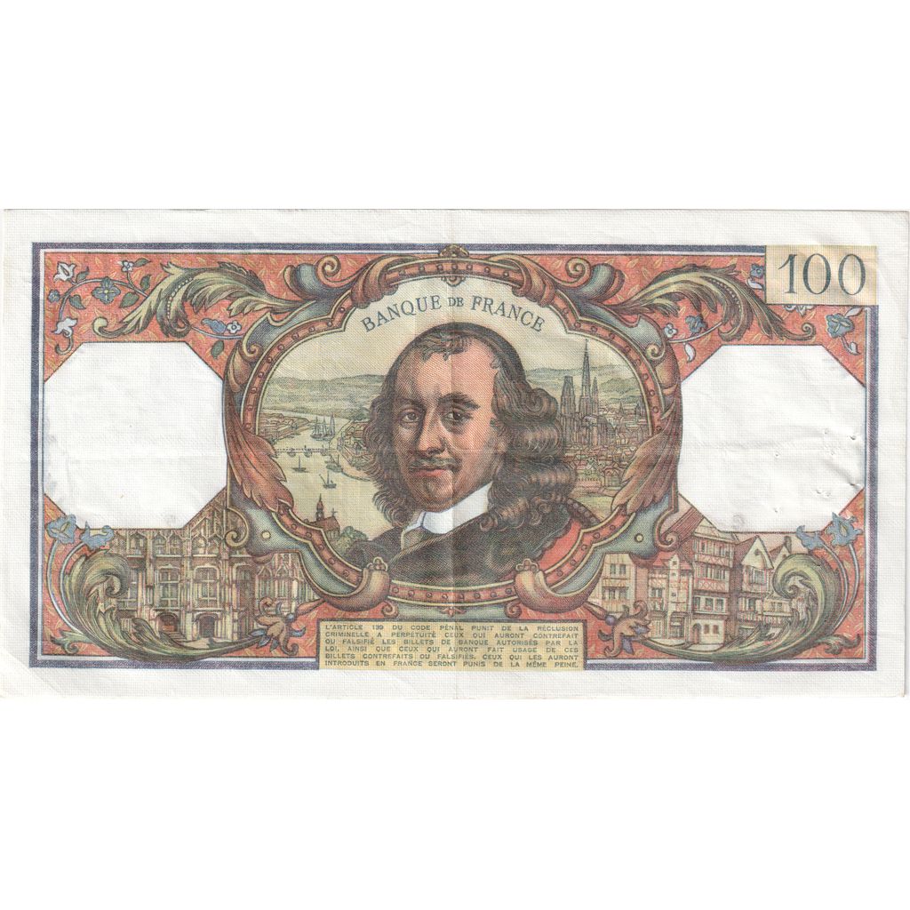 France, 100 Francs, Corneille, 1978-03-02, K.1177, AU(50-53)