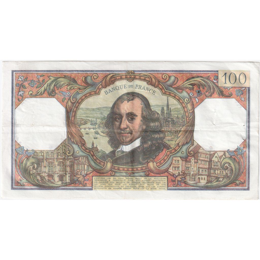 France, 100 Francs, Corneille, 1977-09-01, H.1097, AU(50-53)