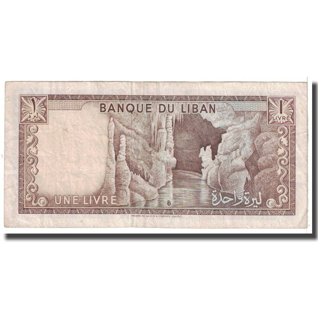 Banknot, Liban, 1 Livre, 1972, Undated, KM:61b, VG(8-10)
