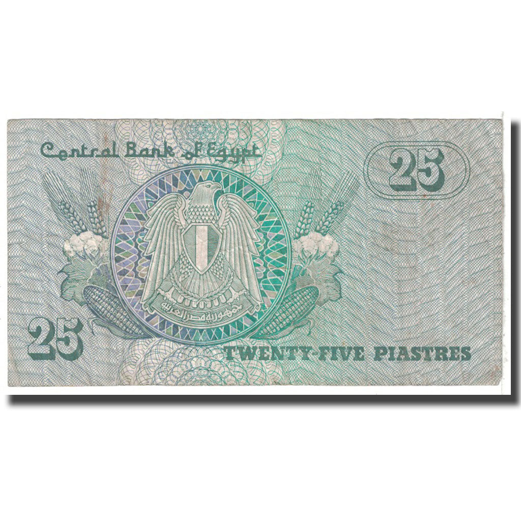 Banknote, Egypt, 25 Piastres, KM:54, VF(20-25)