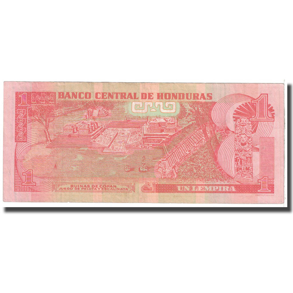 Banknot, Honduras, 1 Lempira, 2012, 2012-03-01, KM:89b, VF(20-25)