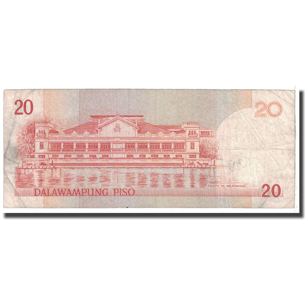 Banconote, Filippine, 20 Piso, 2001, KM:182g, B