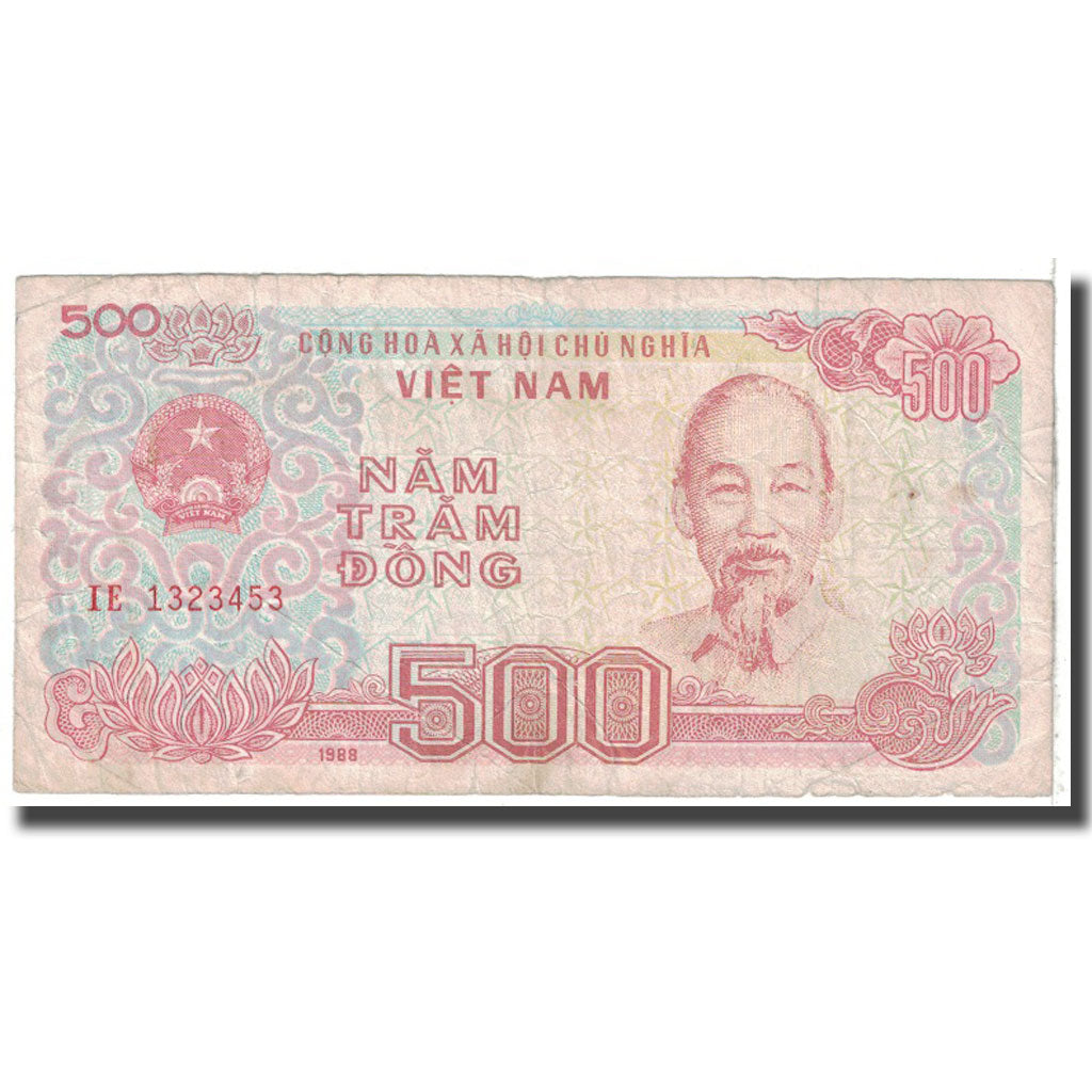 Banknote, Vietnam, 500 Dong, 1988, KM:101a, VF(20-25)