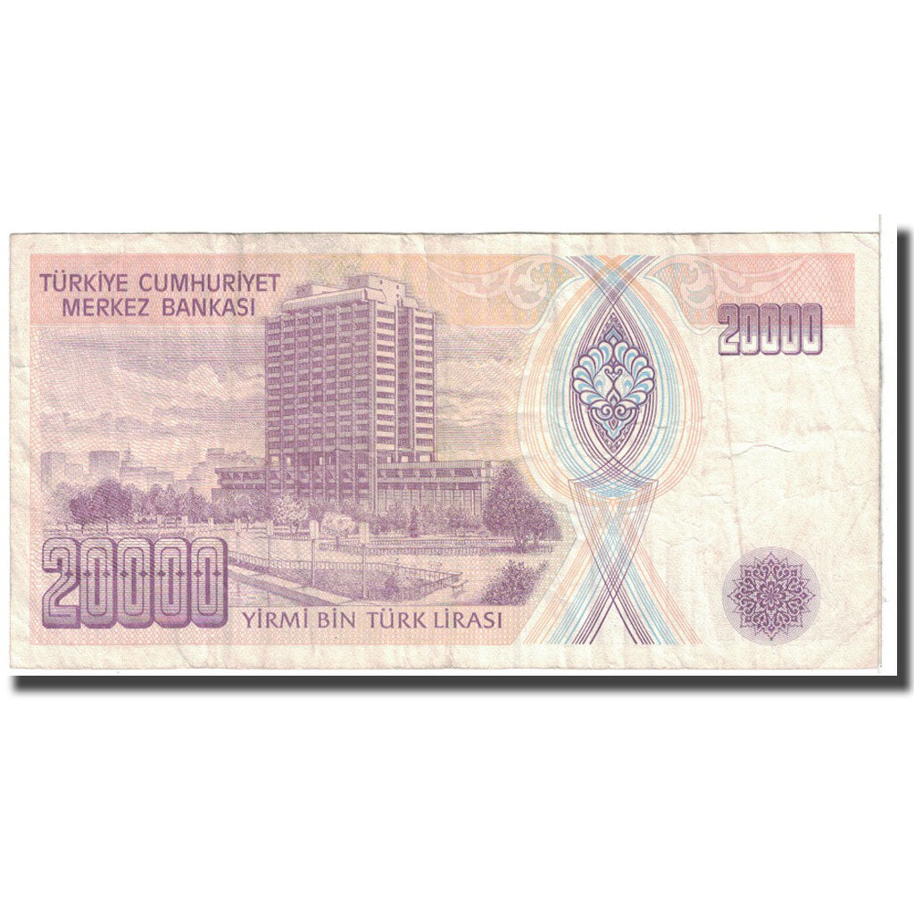 Banconote, Turchia, 20,000 Lira, 1988, KM:201, BB