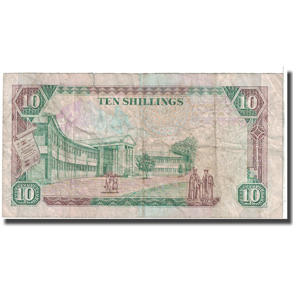 Banknote, Kenya, 10 Shillings, 1991, KM:24c, VG(8-10)