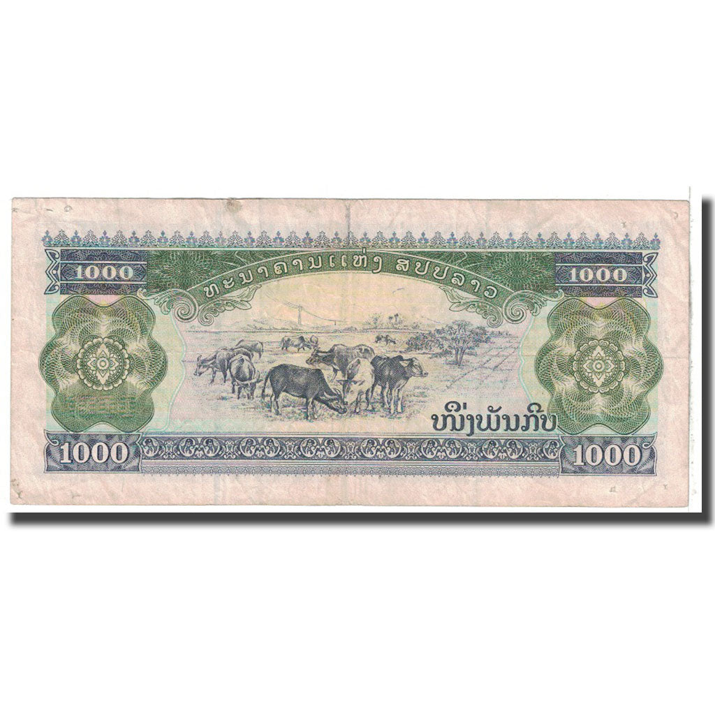 Banconote, Laos, 1000 Kip, 2003, KM:32Ab, B